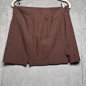 Under Armour Women's Brown Golf Skort Size 8 Performance Low‎ Rise Activewear